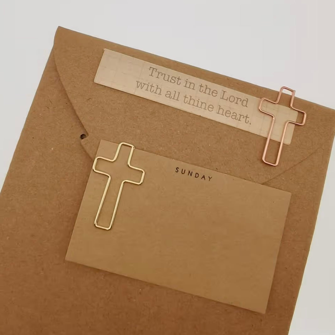 Cross Paperclip/Bookmark