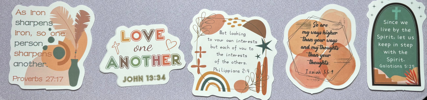 Bible Verse Stickers (3 for $1)