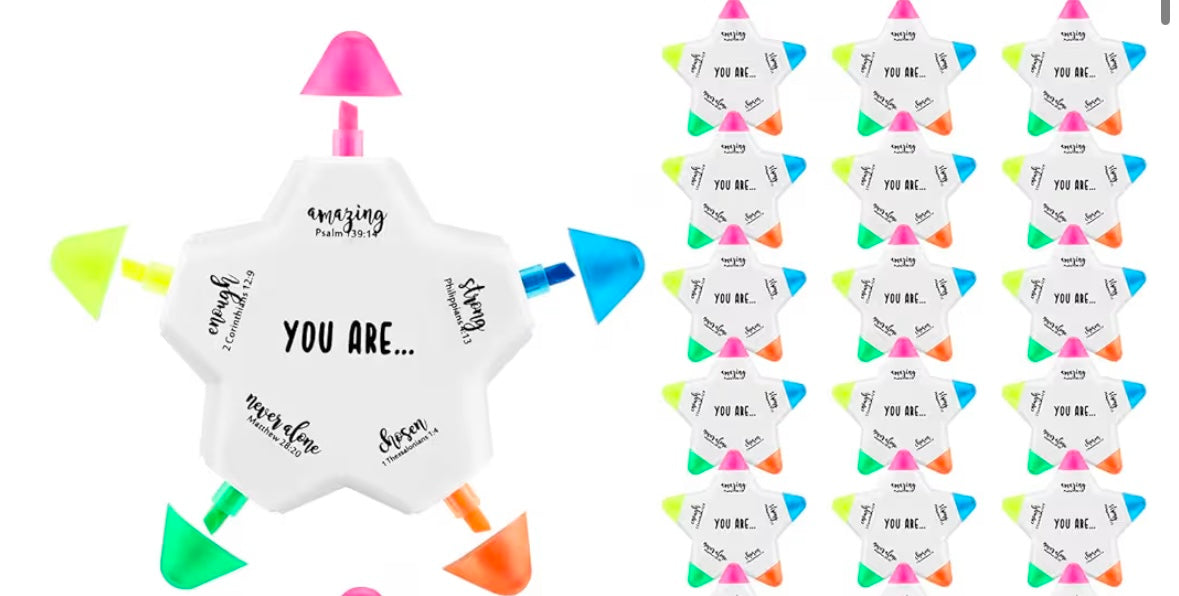 5 Color Bible Highlighters