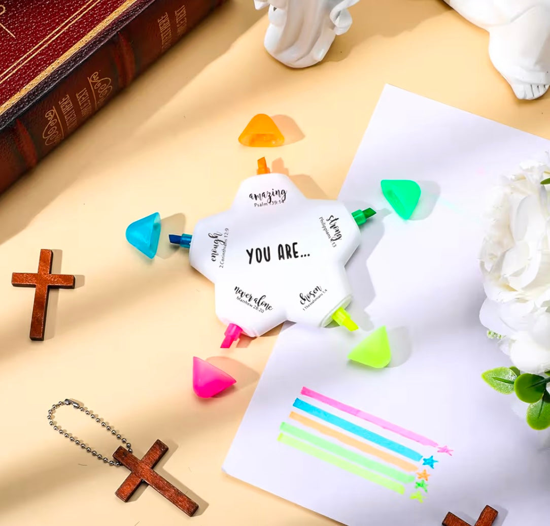 5 Color Bible Highlighters