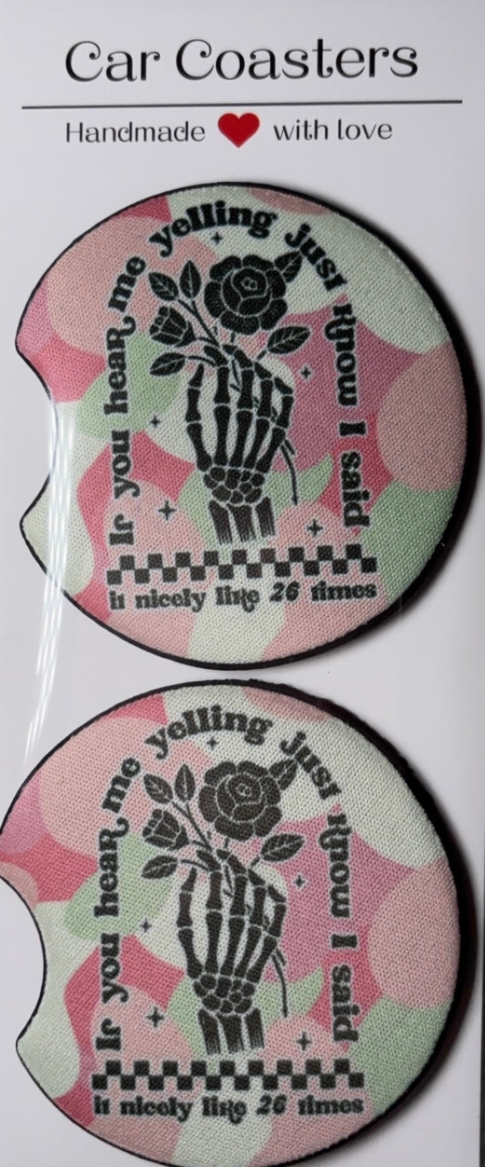 Sarcastic Humor Car Coasters