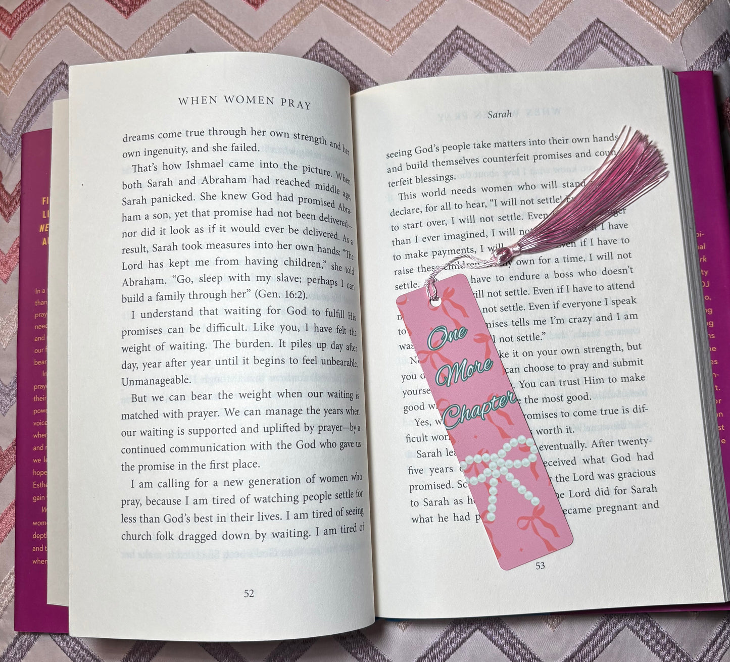 One More Chapter Bookmark