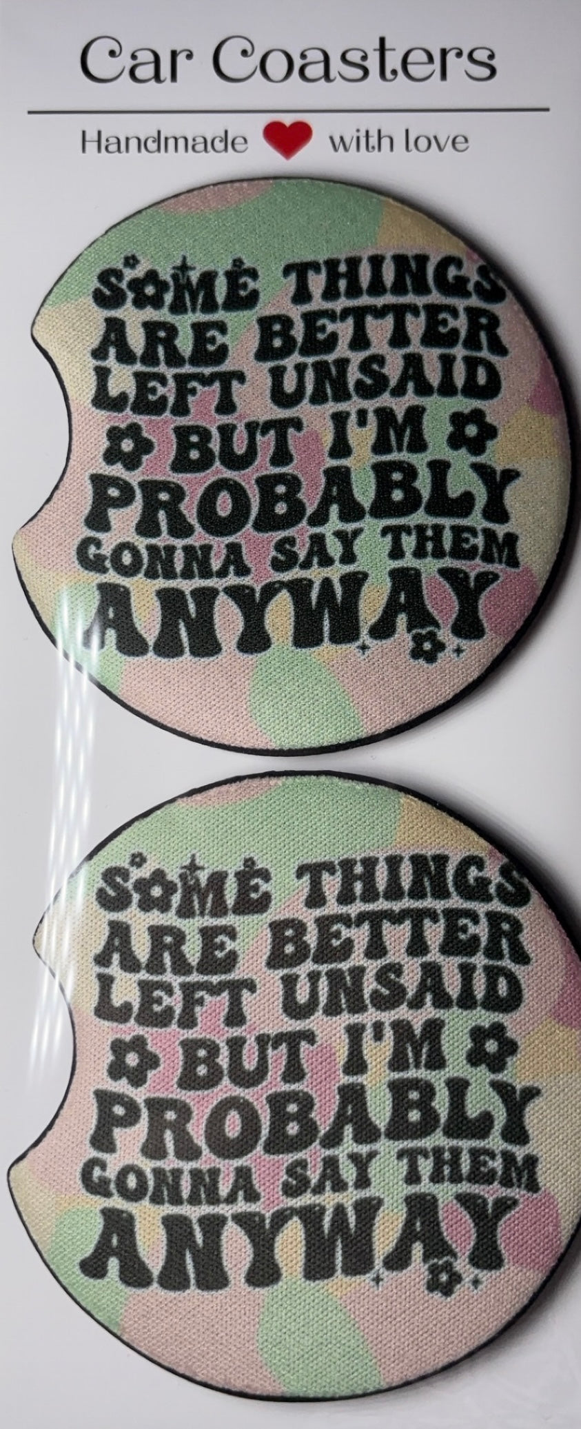 Sarcastic Humor Car Coasters