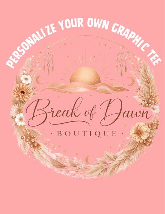 Personalized Graphic Tee